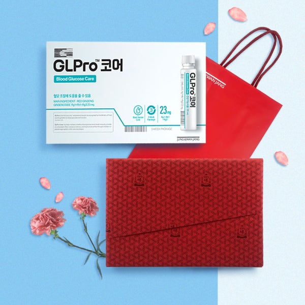 정관장 GLPro 지엘프로 코어 더블컷 혈당케어 21개입 3주분 부모님 건강선물