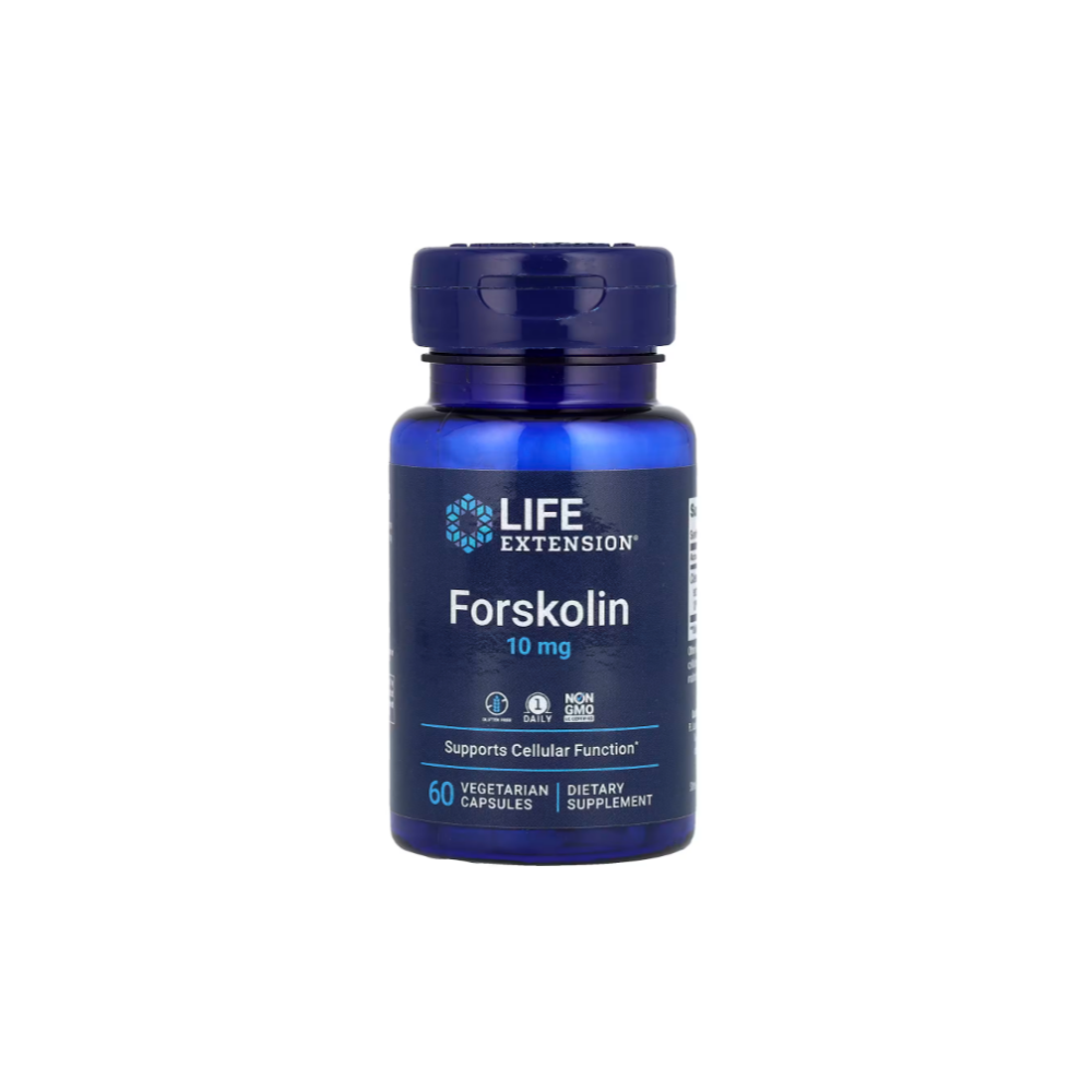 Life Extension, 포스콜린, 10mg, 베지 캡슐 60정