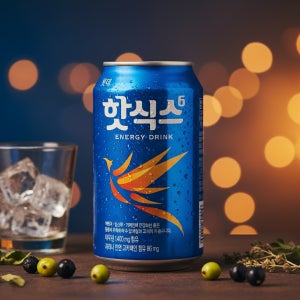 핫식스 355ml 24캔 고카페인 에너지 드링크 음료 음료수 뚱캔 캔음료 타우린