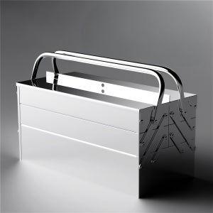 더우글 스텐 공구함 공구 박스 통 화물차 다용도 철제 케이스 3단