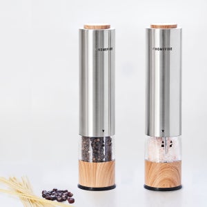 홈바이브 스코니 자동 전동 후추 그라인더 소금 깨 갈이 75ml