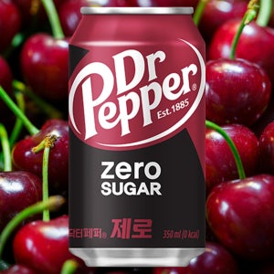 닥터페퍼 제로 슈거 350ml 48캔 음료수 체리 콜라 캔음료 뚱캔