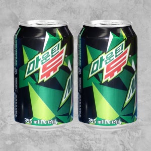 롯데 마운틴듀 355ml 48캔 뚱캔 음료수 캔음료 탄산음료