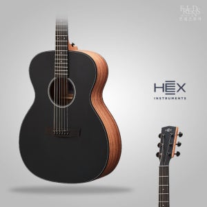 헥스 F200 BT 입문용 탑솔리드 통기타 블랙탑