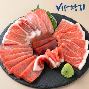 참치마니아 뱃살세트 800g 참다랑어 참치회(배꼽살, 뱃살, 적신)