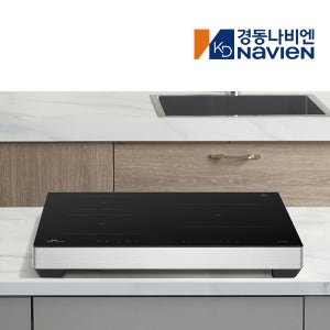 방문설치 나비엔매직 3구 인덕션 전기레인지 쿡탑 독일쇼트사상판 3400W 8.5cm스탠드, 블랙 ERI4003