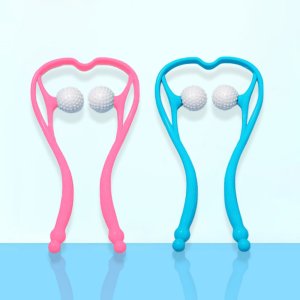 핸디형 골프공 목안마기 셀프마사지 시원한 뒷목 어깨 경추마사지기 부모님 효도선물
