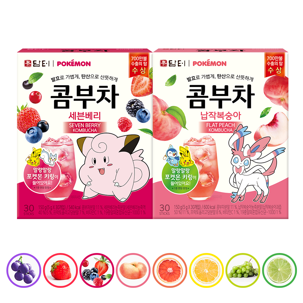 담터 포켓몬 콤부차