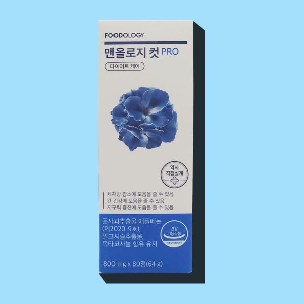 푸드올로지 맨올로지 컷 PRO 80알 파란통 다이어트