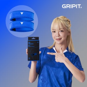 [1+1] 그리핏 한줄 얇은 무릎보호대 러닝 무릎 슬개골 연골 관절 배드민턴 등산 마라톤 테니스