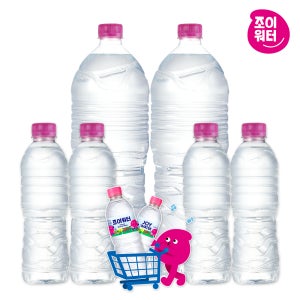 조이워터 생수 2L 500ml 2리터 500미리 먹는샘물 가정용 사무실 어린이 미니생수