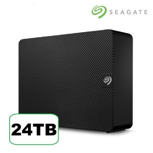 씨게이트 외장하드 Expansion Desktop 외장HDD+데이터복구 24TB, 블랙