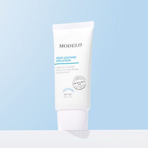모델로 아쿠아 수딩 광노화 완화 진정 투명 선로션 50ml SPF50+ PA++++