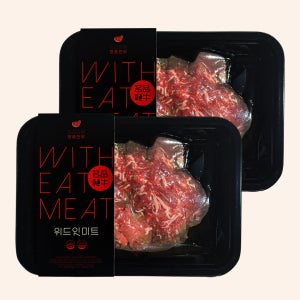 위드잇 프리미엄 한우 양념 소불고기 200g, 2팩