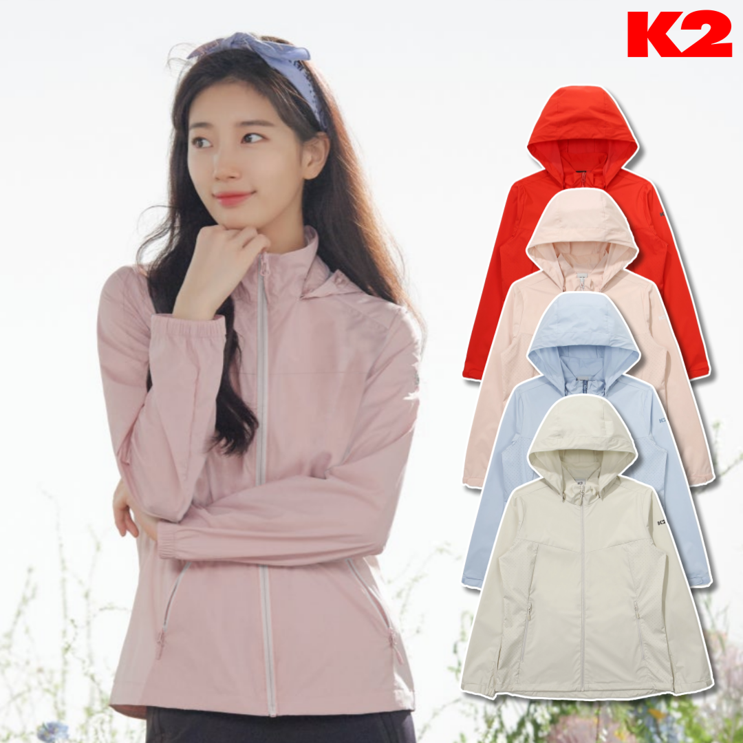 <b>K2</b> 수지 경량 바람막이 여성 여름 등산자켓