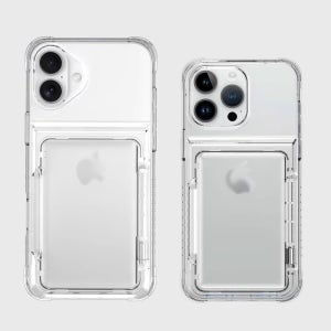 아이폰13 pro 카드수납 PC + TPU 투명 케이스 4장 I-CA4-13P