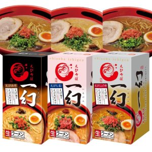 일본 이치겐 에비소바 3개 세트 다베쿠라베 맛비교 세트 (된장/ 소금/ 간장)
