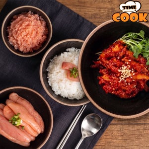 [타임쿡] 명태회무침 350g 2개 + 톡톡백명란 파지 1개 세트