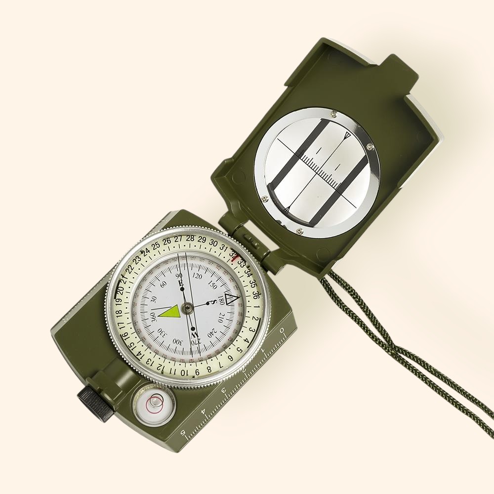 야광 표시 초정밀 군용 나침반