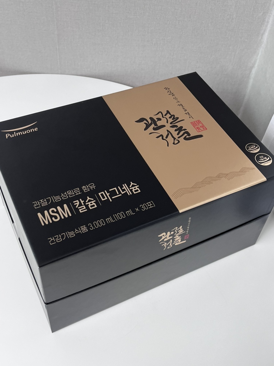 풀무원 관절청춘 100ml 30포 칼슘 마그네슘 미국 msm 순식물성 식이유황 무릎 연골