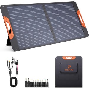 100W 휴대용 태양광 패널 20V 단결정 접이식 태양광 충전기 발전소용