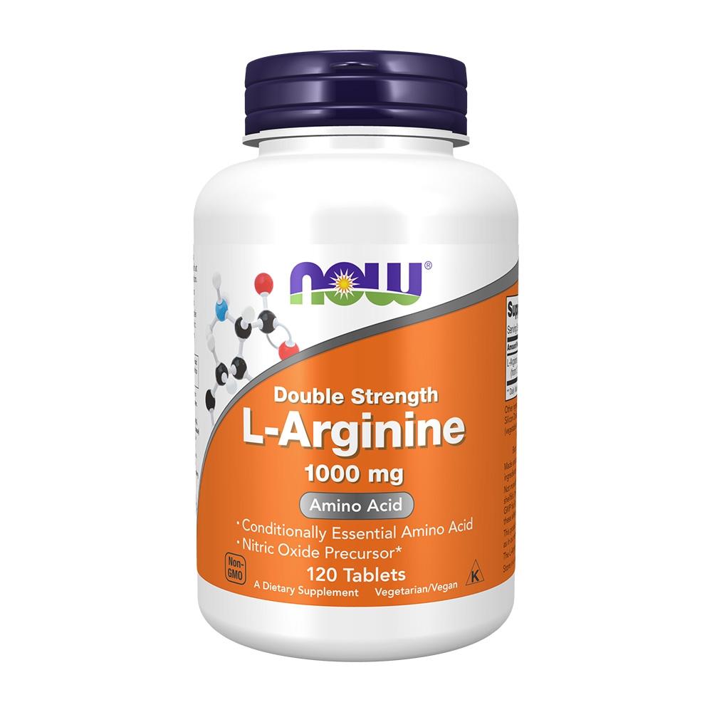 나우푸드 <b>더블 스트렝스 L</b><b>아르기닌 1000mg</b> 120정