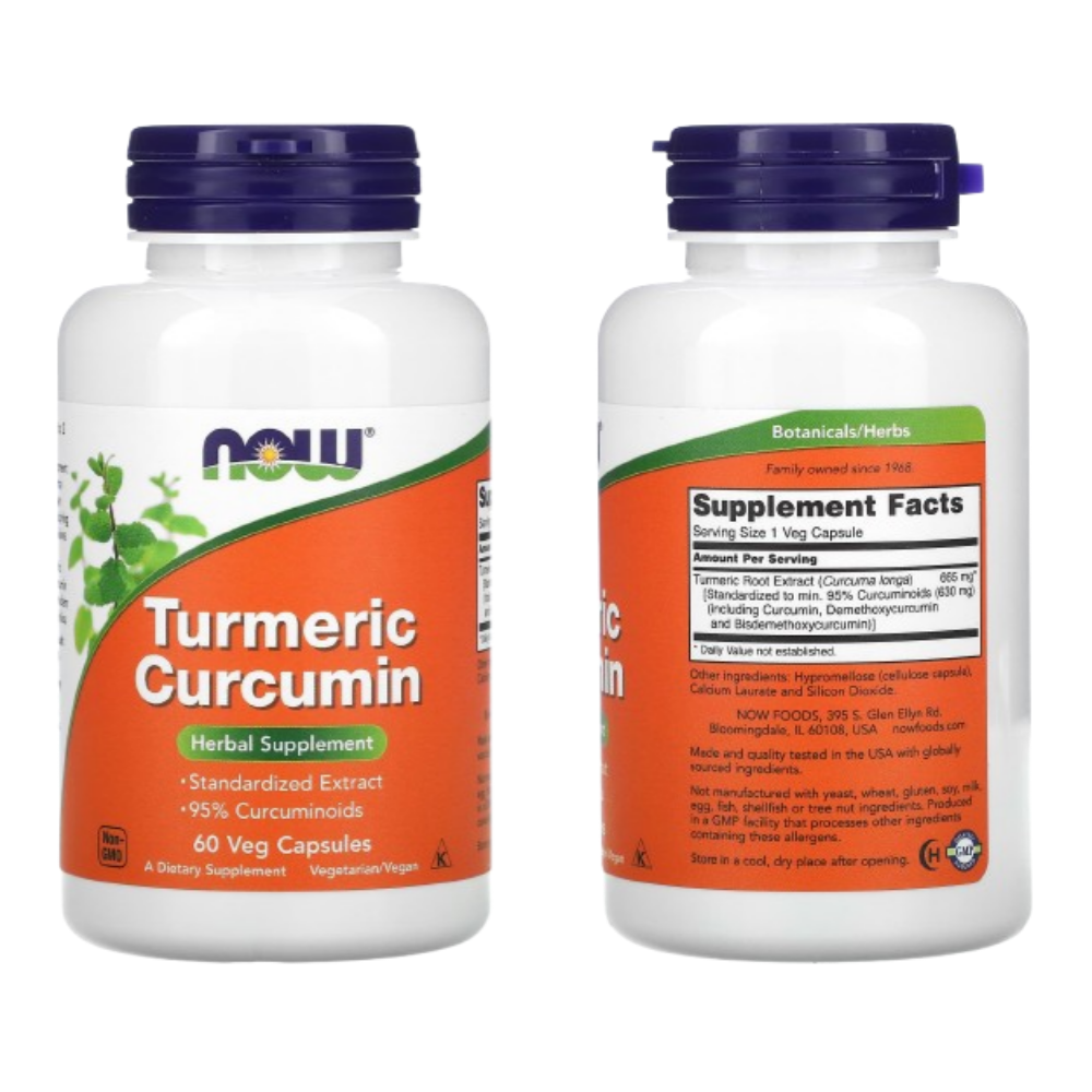 <b>나우푸드</b> 튜메릭 <b>커큐민</b> Turmeric <b>Curcumin</b> 강황 60베지캡슐