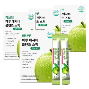 하루 애사비 클렌즈 스틱 0칼로리 30포, 4개