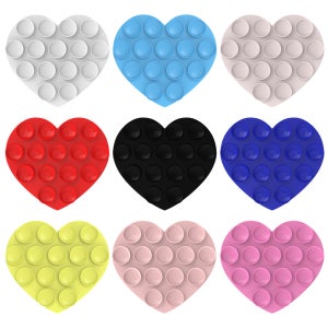 엔조위크 1+1 뽁뽁이 핸드폰 흡착 패드 접착식 실리콘 부착 빨판 논슬립 고무 거치대