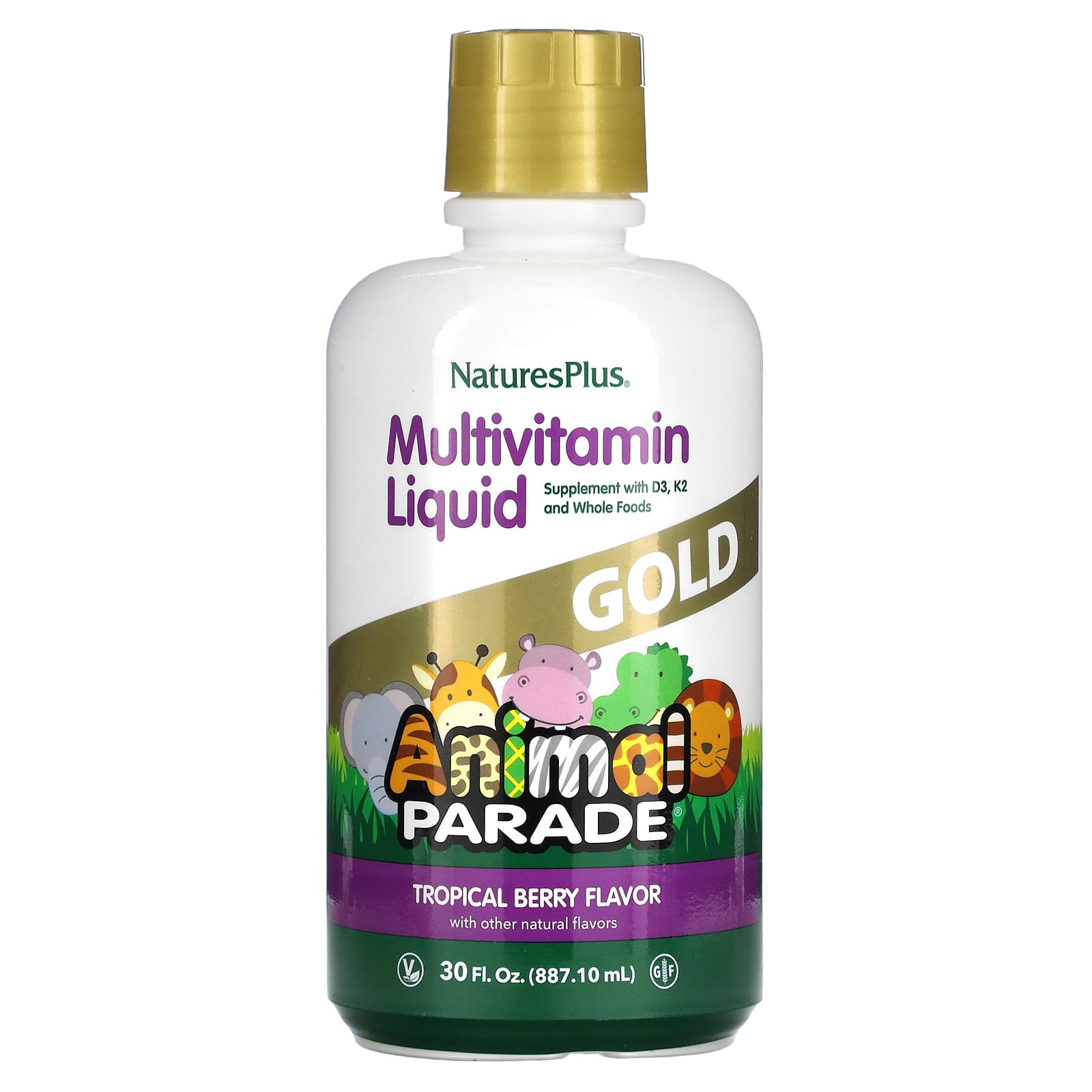 <b>네이처스플러스</b> Source of Life Animal Parade 골드 리퀴드 트로피컬 베리 887.10ml
