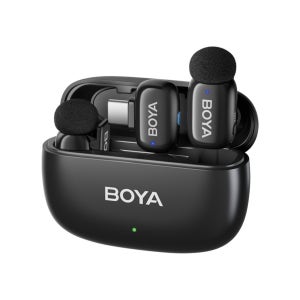 보야 BOYA mini-14 무선마이크 C타입 수신기1 송신기2 충전케이스 / 삼각대+스마트폰홀더
