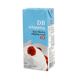 선인 DB휘핑크림 1kg 혼합생크림 베이킹