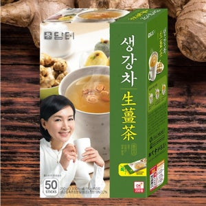 담터 생강차 플러스 50T 일회용 스틱 분말 가루 파우더