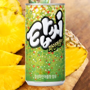 탑씨 파인애플 190ml 30캔 미니캔 업소용 소캔 음료수 캔음료