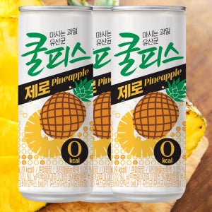 쿨피스 파인애플 제로 230ml 60캔 음료수 캔음료 쿨피스캔