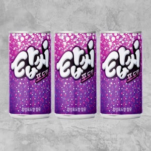 탑씨 포도 190ml 90캔 음료수 캔음료 미니캔 소캔 업소용 탑씨캔