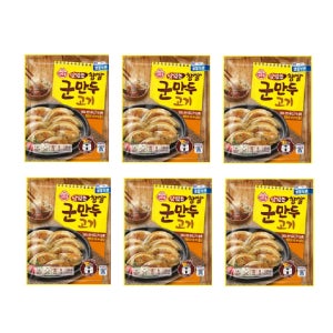 오뚜기 맛있는 찹쌀군만두고기 1350G 6개 (1박스)