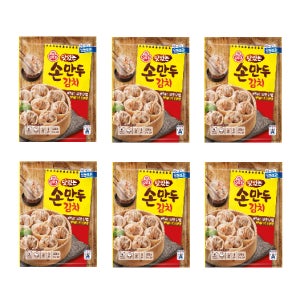 오뚜기 맛있는 손만두김치 1200G 6개 (1박스)