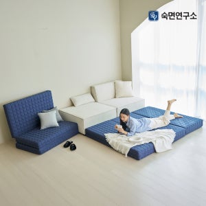 숙면연구소 바른잠 3단 접이식 마약매트리스 10cm 원룸 바닥 푹신 탄탄한 수면매트 자취 접는 침대 매트릭스 토퍼 MS