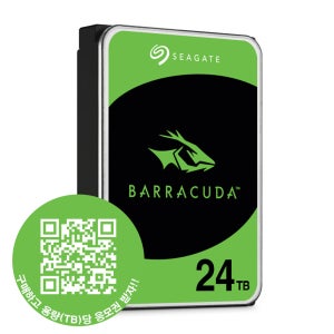 Seagate 씨게이트 바라쿠다 HDD 24TB ST24000DM001 하드디스크