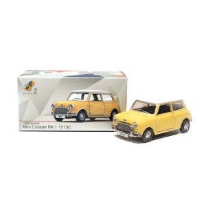 TINY 타이니 미니쿠퍼 도어 본넷 열림 레몬 크림 50스케일 다이캐스트 미니카 굿즈