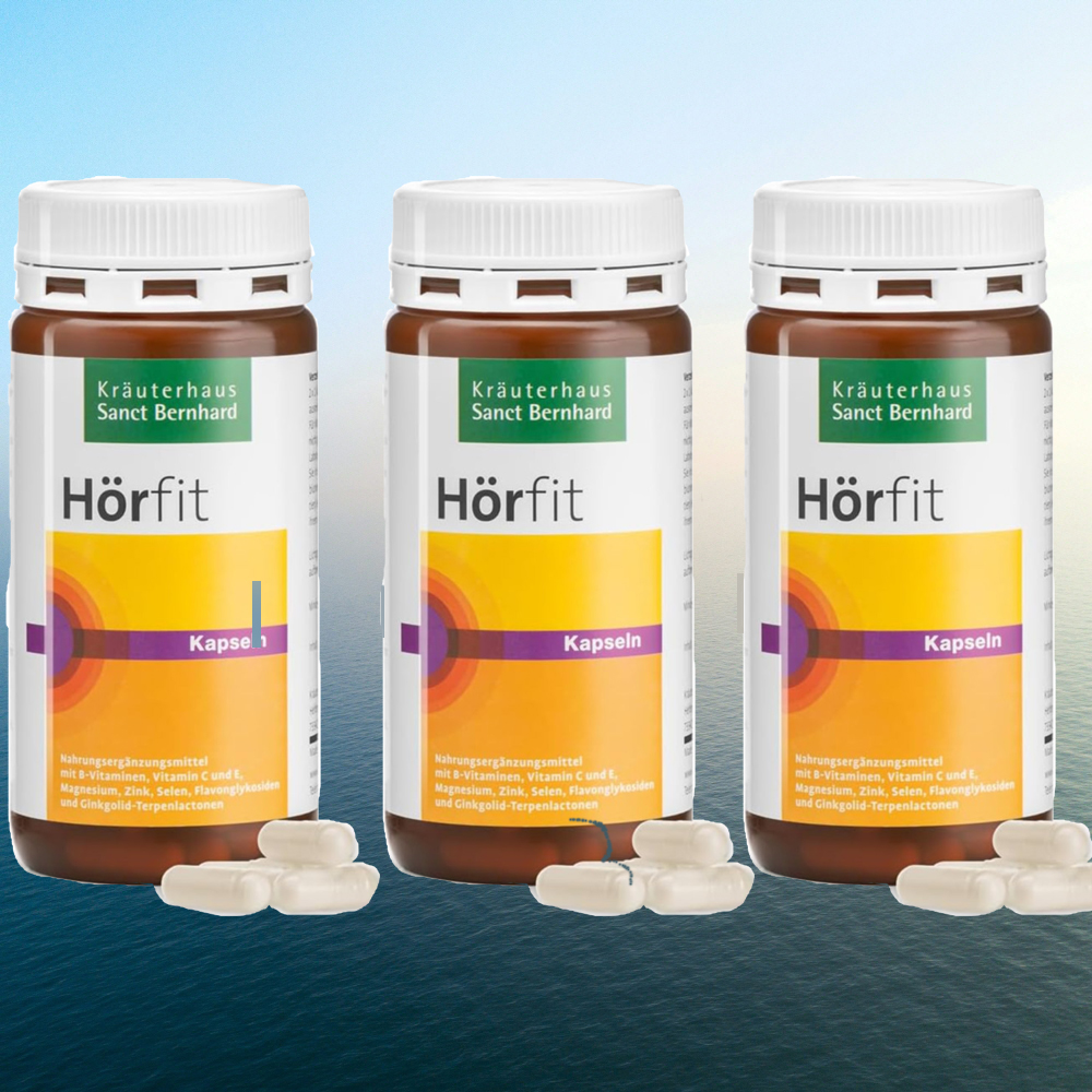 HörFit 비타민 보충제 120캡슐 X 3세트 6개월분