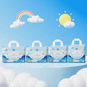 [정기구독 2회차 부터 8,000원 할인] 2025 엘프레리 에어씬 팬티 기저귀 4팩