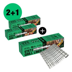 스테츠 그릴라이너 일회용 석쇠 10개입 직화 바베큐 불판 (2+1)