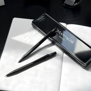 [무료각인+선물포장] 까렌다쉬 볼펜&샤프 세트 849 메탈 블랙코드 한정판