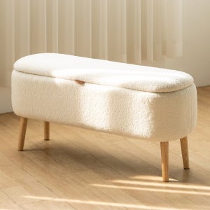 포엠 부클레 인테리어 패브릭 수납 화장대 의자