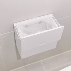 슬라이딩도어 벽걸이 욕실 화장실 휴지통 미니 다용도 책상 쓰레기통