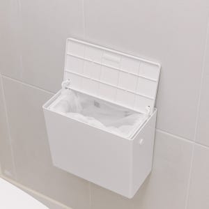 슬라이딩 도어 벽걸이 쓰레기통 화장실 욕실 슬림 공중부양 휴지통