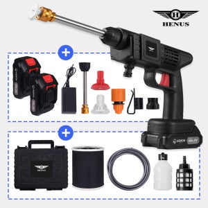 헤누스 라이트 고압세척기 고압세차기 무선 휴대용 충전식 고압세척기
