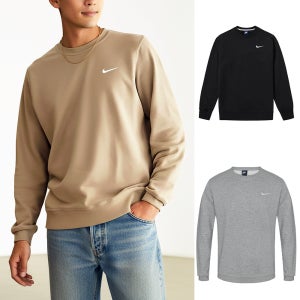 나이키 맨투맨 프렌치테리 남녀공용 긴팔 티셔츠 커플티